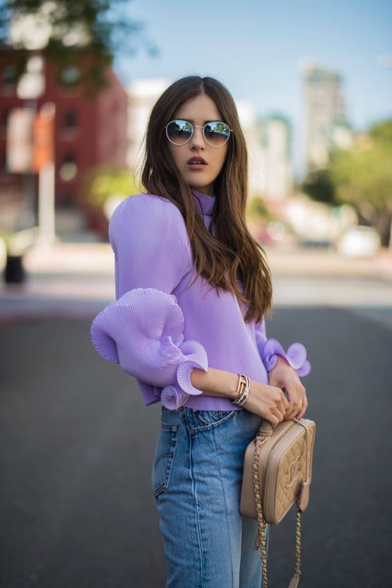 Stílusiskola: így viselnénk lilát -  -  - divat, lila, outfit, stílus, 