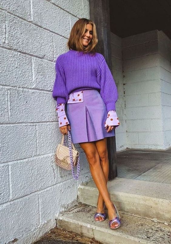 Stílusiskola: így viselnénk lilát -  -  - divat, lila, outfit, stílus, 