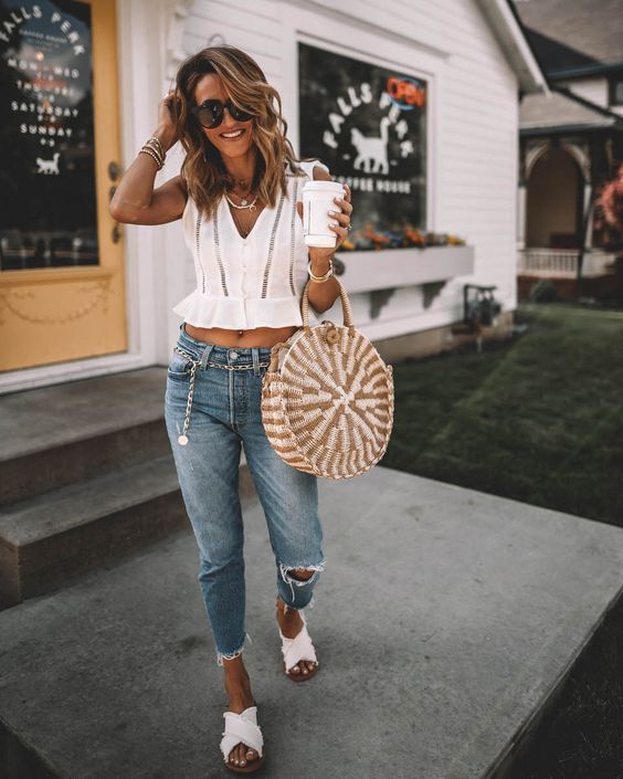 Stílusiskola: kedvenc tavaszi-nyári alapdarabunk, a fehér felső -  -  - divat, fehér, fehér top, outfit, stílus, tavasz, 