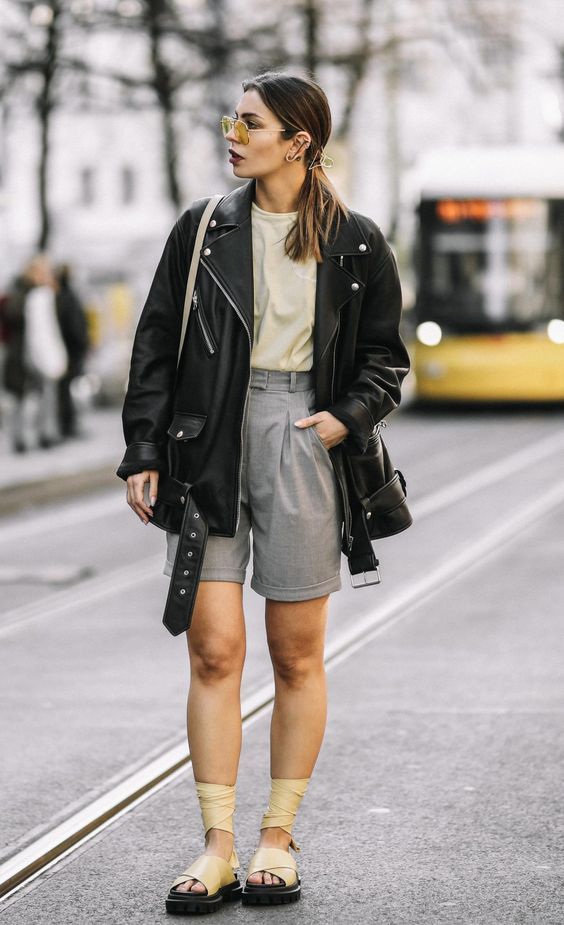 Stílusiskola: a legjobb outfitek bőrdzsekivel -  -  - bőrdzseki, divat, outfit, stílus, 