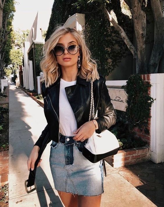 Stílusiskola: a legjobb outfitek bőrdzsekivel -  -  - bőrdzseki, divat, outfit, stílus, 