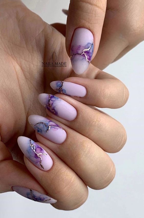 Top10: csodás lila manikűr ötletek -  -  - inspiráció, lila, lila manikűr, manikűr, nyár, 
