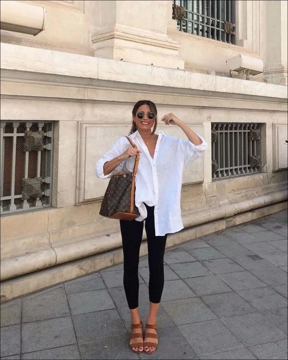 Stílusiskola: így viselj nyáron fehér ingeket -  -  - divat, fehér ing, nyár, outfit, stílus, 