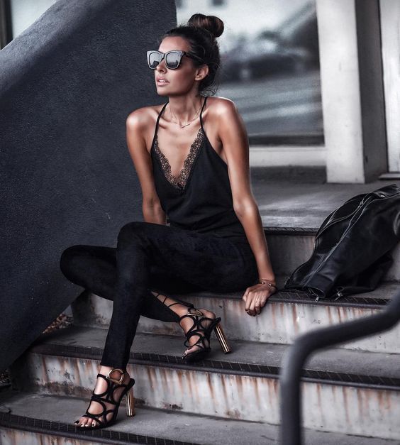 Stílusiskola: nyáron is fekete -  -  - divat, fekete, nyár, outfit, stílus, 