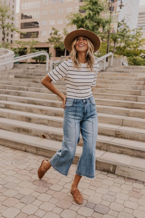 Stílusiskola: így viselj nyáron farmernadrágokat -  -  - divat, farmer, farmernadrág, nadrág, nyár, outfit, 