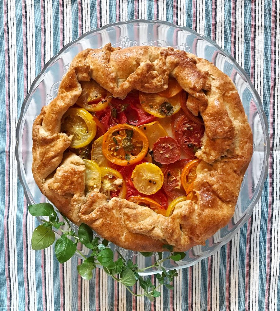 Paradicsomos galette -  -  - galette, gasztronómia, paradicsom, 
