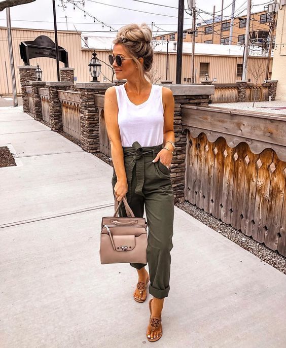 Stílusiskola: így viseld nyáron a khaki színt -  -  - divat, khaki, outfit, stílus, 