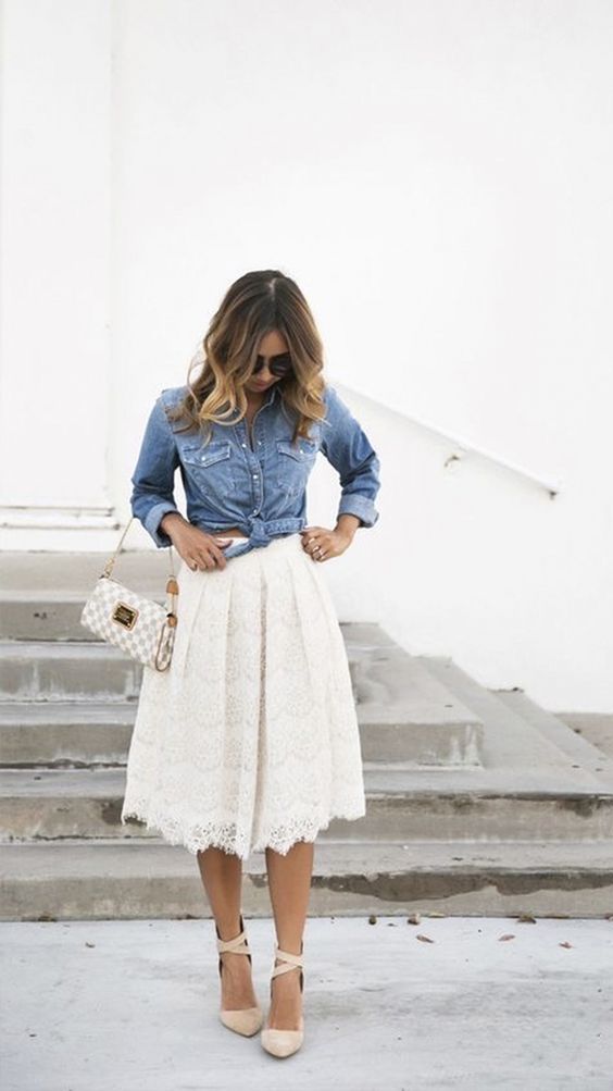 Stílusiskola: így viselj nyáron fehér szoknyákat -  -  - divat, fehér szoknya, outfit, stílus, 