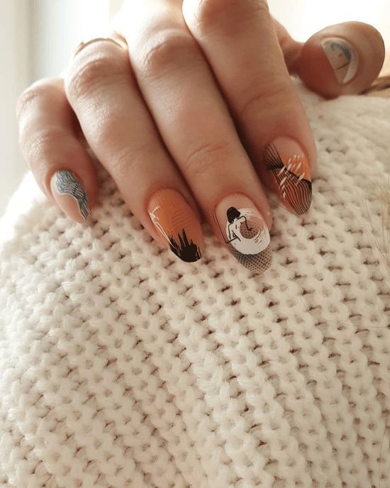 Top10: gyönyörű manikúr ötletek az őszi szezonra -  -  - köröm, manikűr, minta, ősz, ötletek, tippek, 
