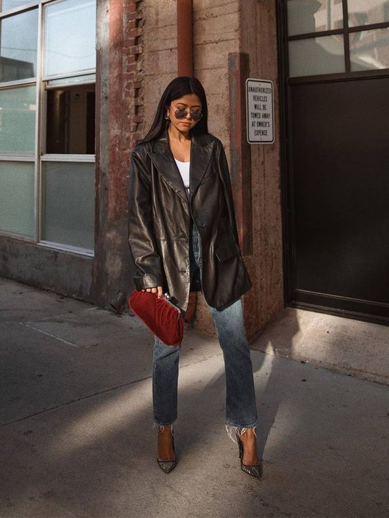 Stílusiskola: így viselj alapdarabokat ősszel - A bőrdzseki -  -  - bőrdzseki, outfit, ősz, stílus, 