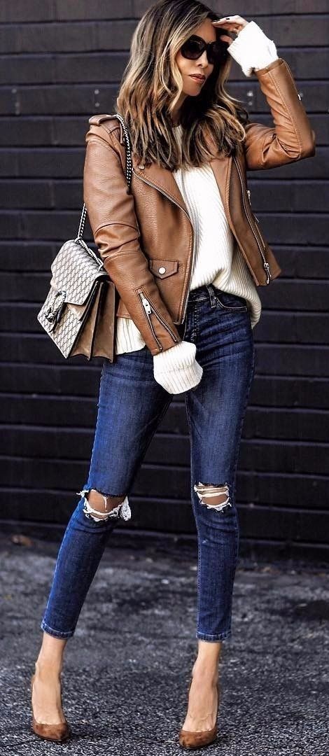 Stílusiskola: így viselj alapdarabokat ősszel - A bőrdzseki -  -  - bőrdzseki, outfit, ősz, stílus, 