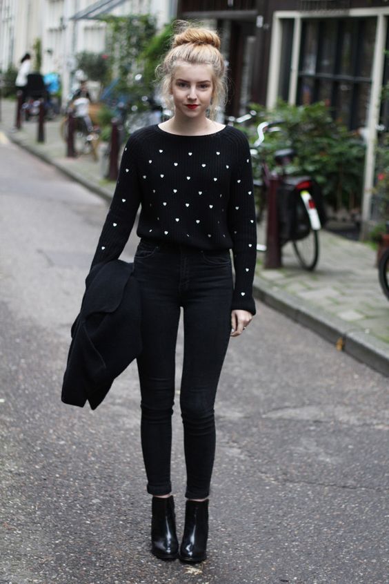 Stílusiskola: így viselj tetőtől talpig feketét -  -  - divat, fekete, outfit, ősz, stílus, 