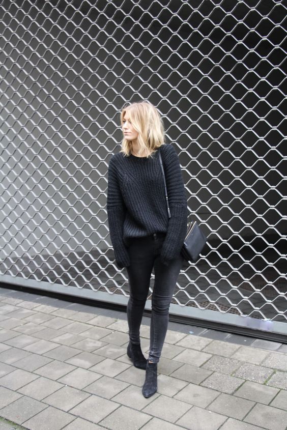 Stílusiskola: így viselj tetőtől talpig feketét -  -  - divat, fekete, outfit, ősz, stílus, 