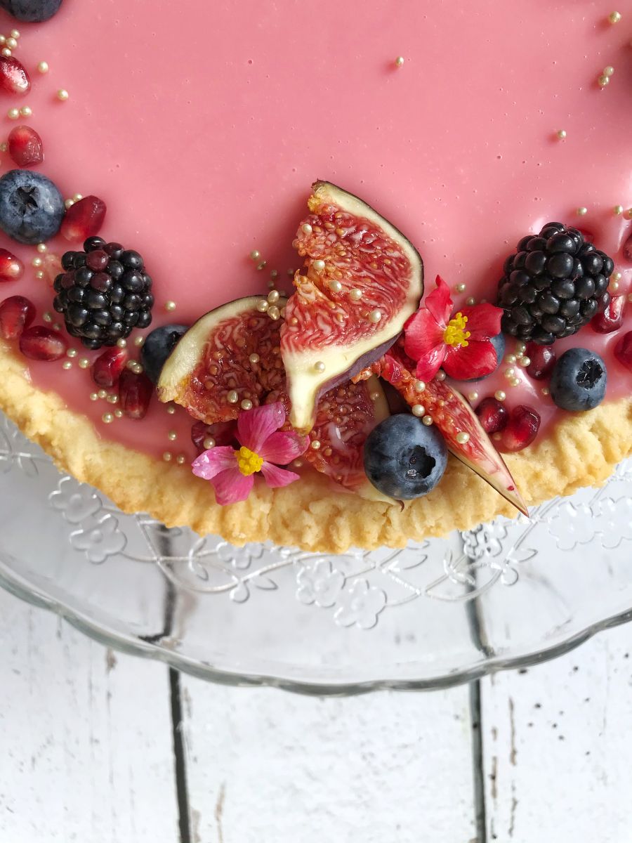 Málnás fehér csokoládés tart -  -  - fehércsokis krém, tart sütemény, torta, 