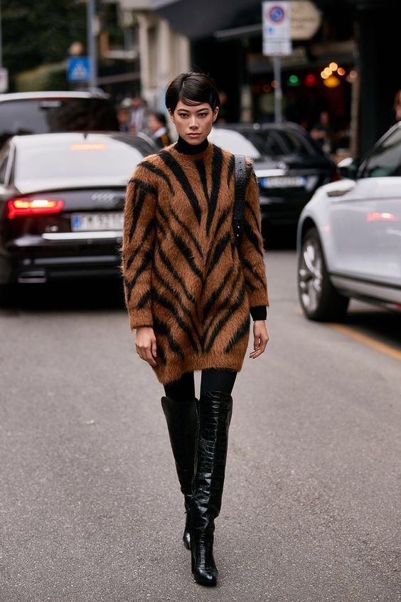 Stílusiskola: így viseld a tigrismintát -  -  - divat, outfit, stílus, tigrisminta, 