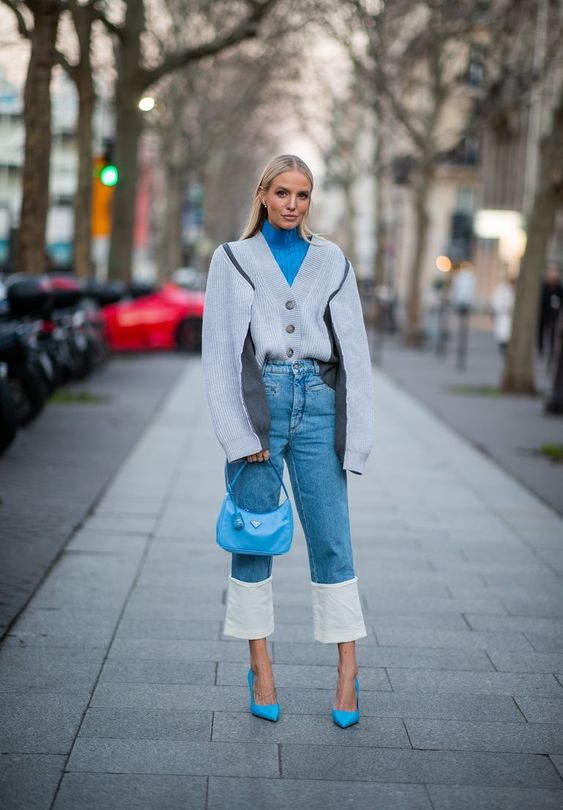 Stílusiskola: így viselj ősszel kéket -  -  - divat, kék, outfit, ősz, stílus, 