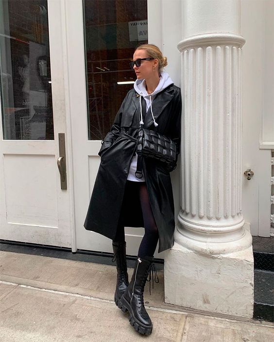 Stílusiskola: így viselj hosszú bőrkabátokat -  -  - bőrkabátok, divat, outfit, ősz, stílus, 