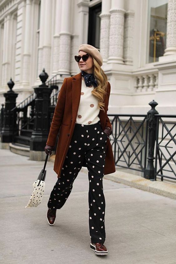 Stílusiskola: így viselj ősszel pöttyös ruhadarabokat -  -  - divat, outfit, ősz, pöttyös, stílus, 