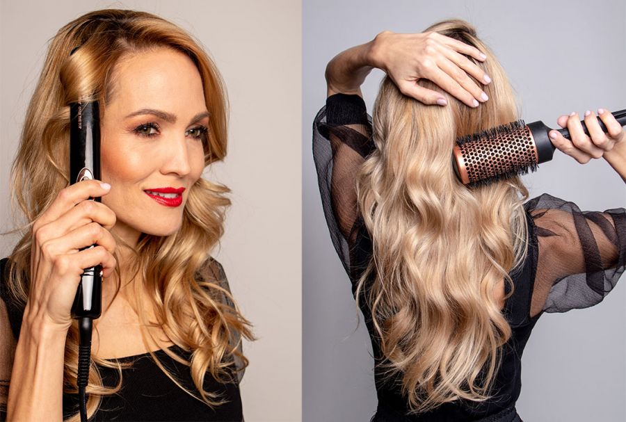 Sándor Orsi és Tóth Andi bemutatják, milyen frizurát választanak az ünnepekre -  -  - sandor orsi frizuraja, tóth andi frizurája, ünnepi frizura, Wella Deluxe Oil-infused, 