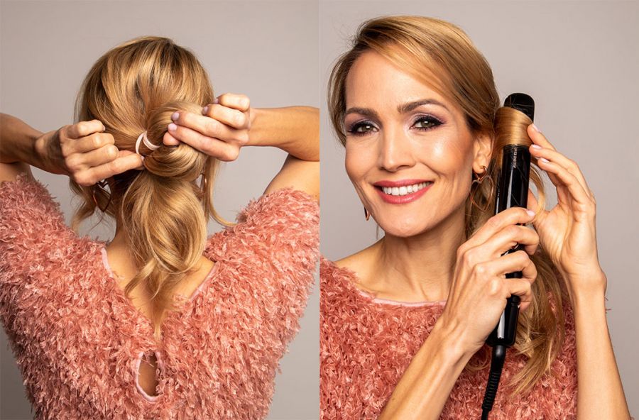 Sándor Orsi és Tóth Andi bemutatják, milyen frizurát választanak az ünnepekre -  -  - sandor orsi frizuraja, tóth andi frizurája, ünnepi frizura, Wella Deluxe Oil-infused, 