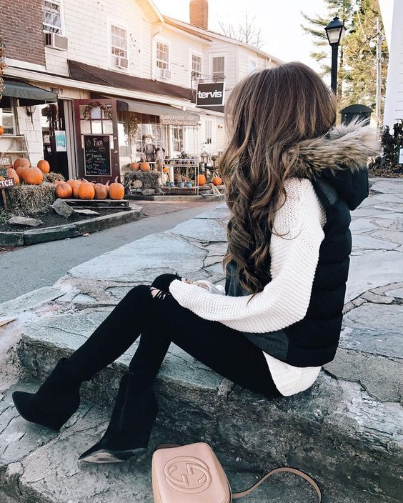 Stílusiskola: így viselj télen klasszikus fekete-fehér szetteket -  -  - divat, fehér, fekete, outfit, stílus, tél, 