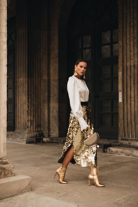 Stílusiskola: karácsonyi outfitek arannyal -  -  - arany, divat, outfit, stílus, 