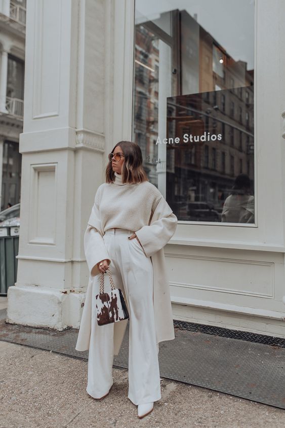 Stílusiskola: fehér outfitek téli napokra -  -  - divat, fehér, outfit, stílus, tél, 