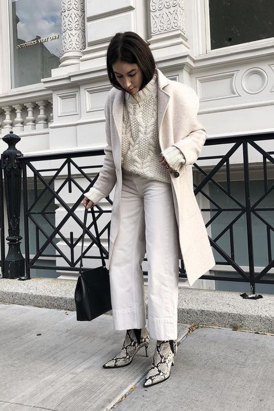 Stílusiskola: fehér szettek téli hónapokra -  -  - divat, fehér, outfit, stílus, 