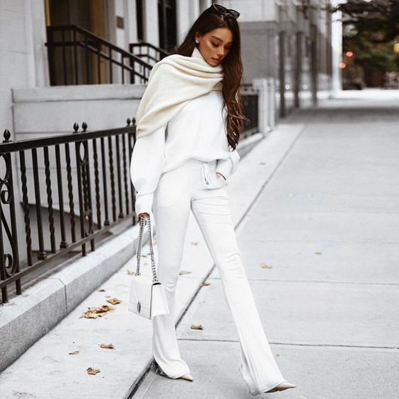 Stílusiskola: fehér szettek téli hónapokra -  -  - divat, fehér, outfit, stílus, 