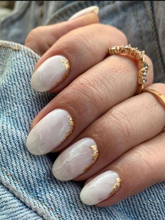 Top10: gyönyörű manikűr ötletek arannyal -  -  - arany, köröm, manikűr, minta, 