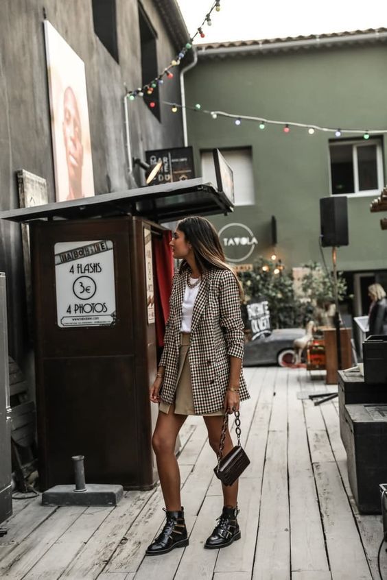 Stílusiskola: így viselj kockás blézereket -  -  - blézer, divat, kockás blézer, outfit, stílus, 