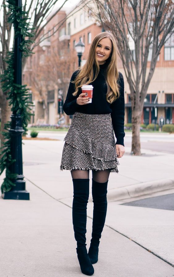 Stílusiskola - így viseld az alapdarabokat télen: combcsizma -  -  - combcsizma, divat, outfit, tél, 