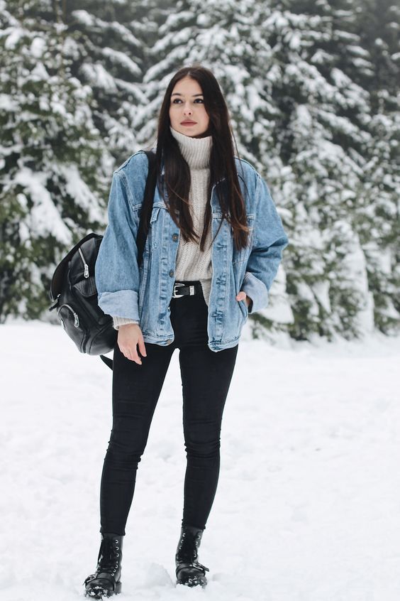 Stílusiskola: így viselj kora tavasszal farmerdzsekiket -  -  - divat, farmerdzseki, stílus, tél, 