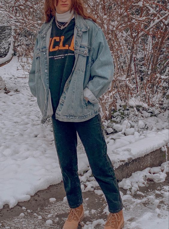 Stílusiskola: így viselj kora tavasszal farmerdzsekiket -  -  - divat, farmerdzseki, stílus, tél, 