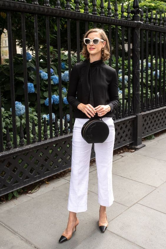 Stílusiskola: fekete-fehér szettek a tavaszi szezonra -  -  - divat, fehér, fekete, outfit, stílus, tavasz, 