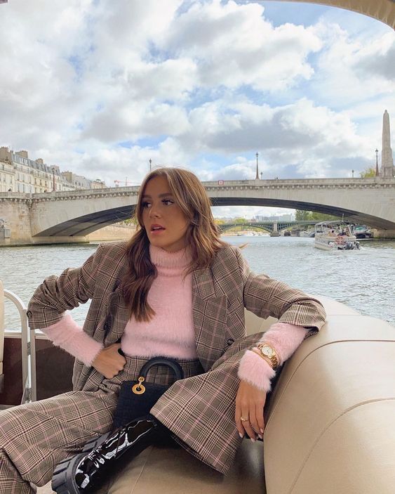 Stílusiskola: rózsaszín és barna, a mesés tavaszi színkombináció -  -  - barna, divat, outfit, rózsaszín, stílus, tavasz, 