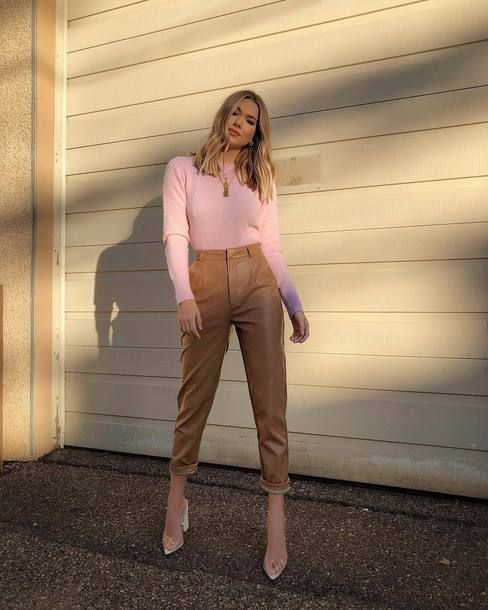 Stílusiskola: rózsaszín és barna, a mesés tavaszi színkombináció -  -  - barna, divat, outfit, rózsaszín, stílus, tavasz, 