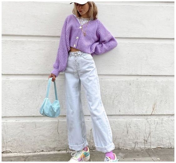 Stílusiskola: így viseld a lila színt -  -  - divat, lila, outfit, stílus, tavasz, 