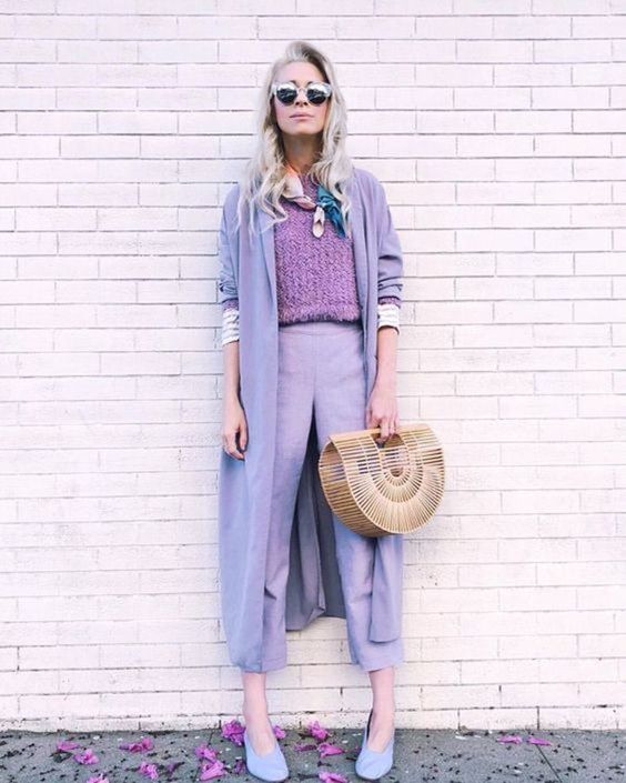 Stílusiskola: így viseld tavasszal a levendula színt -  -  - divat, levendula, lila, outfit, stílus, 