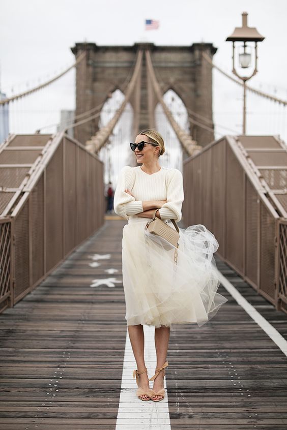 Stílususikola: bájos és romantikus outfitek tüllszoknyával -  -  - balerina, divat, outfit, stílus, szoknya, tüllszoknya, 