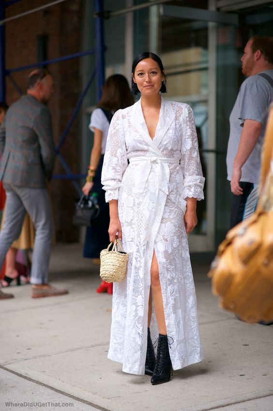 Stílusiskola: így viselj fehér csipkeruhákat -  -  - csipke, csipkeruha, divat, fehér, outfit, stílus, 