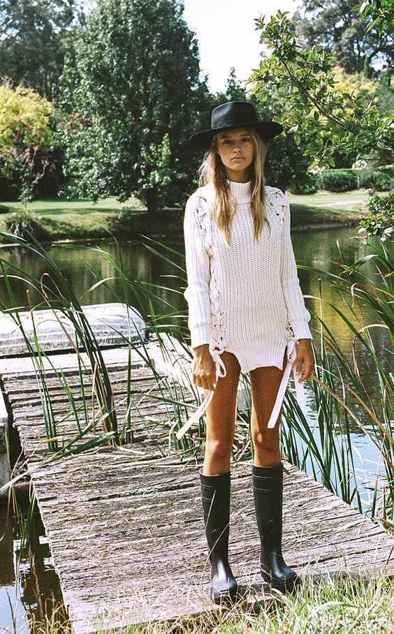 Stílusiskola: csinos outfitek gumicsizmával -  -  - divat, eső, gumicsizma, outfit, stílus, 