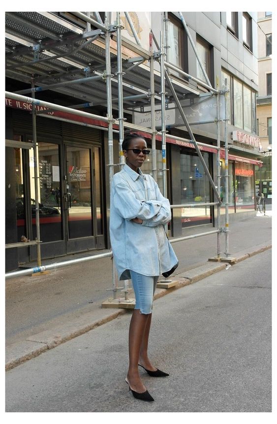 Stílusiskola: így viselj farmer bermudákat -  -  - bermuda, divat, farmer, outfit, stílus, tavasz, 