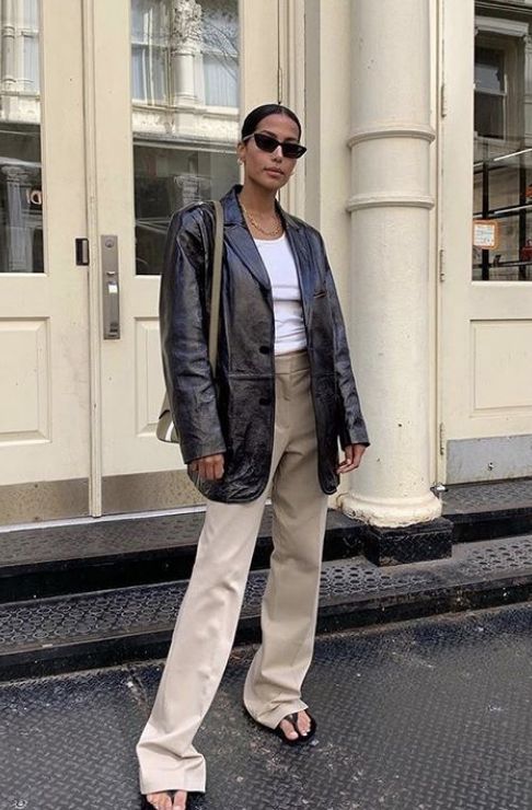 Stílusiskola: így viselj oversize bőrdzsekiket -  -  - bőrdzseki, divat, outfit, oversize, stílus, 