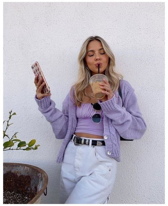 Stílusiskola: lila outfitek nyárra -  -  - divat, lila, nyár, outfit, stílus, 