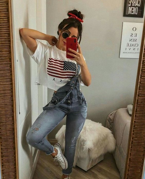 Stílusiskola: így viselj kantáros nadrágokat -  -  - divat, kantáros nadrág, nyár, outfit, stílus, 