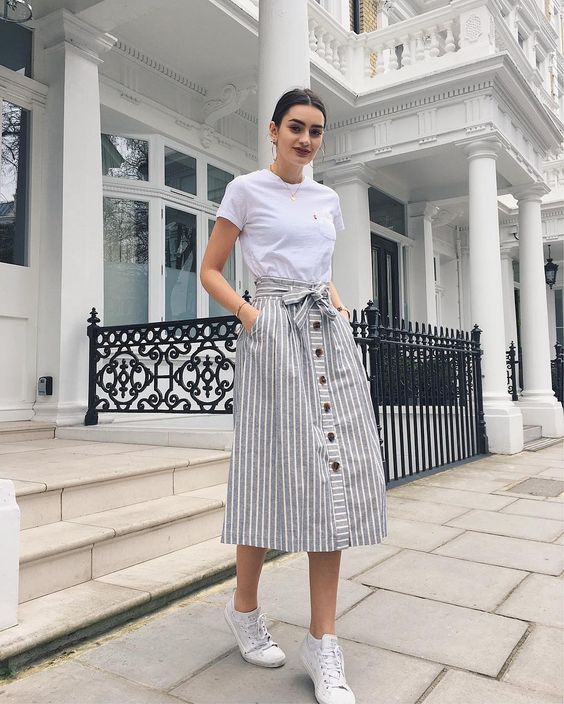Stílusiskola: így viselj csodás A-vonalú szoknyákat -  -  - divat, nyár, outfit, stílus, szoknya, szoknyák, 