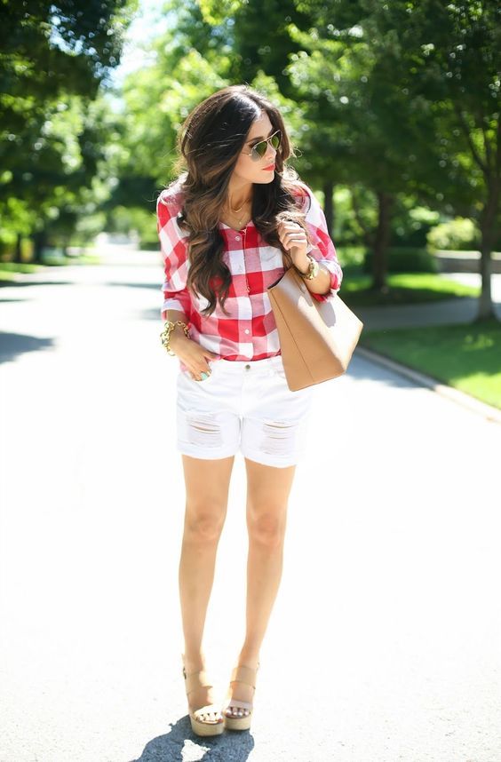 Stílusiskola: így viselj kockás ingeket -  -  - divat, ing, kockás ing, nyár, outfit, stílus, 