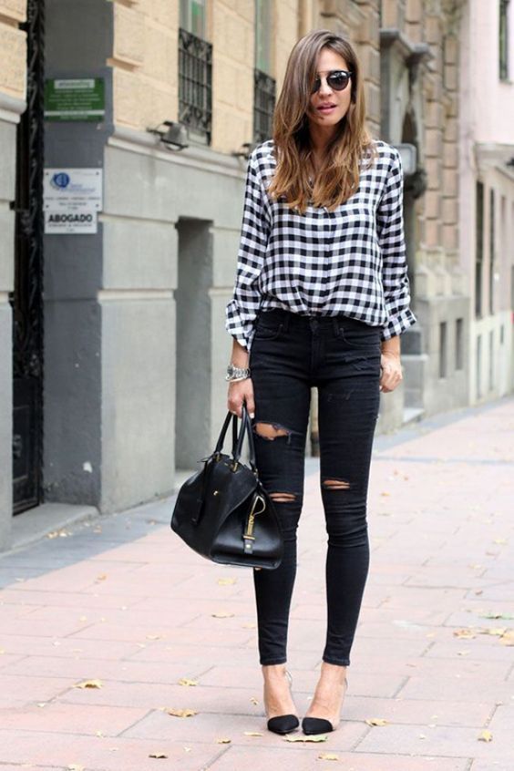 Stílusiskola: így viselj kockás ingeket -  -  - divat, ing, kockás ing, nyár, outfit, stílus, 