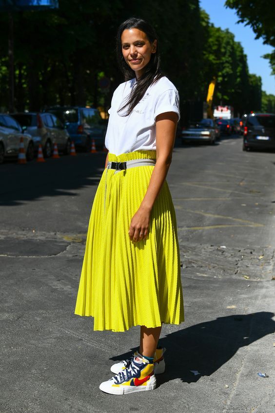 Stílusiskola: így viseld az örök klasszikus pliszírozott szoknyát -  -  - divat, nyár, outfit, pliszírozott szoknya, stílus, szoknya, 